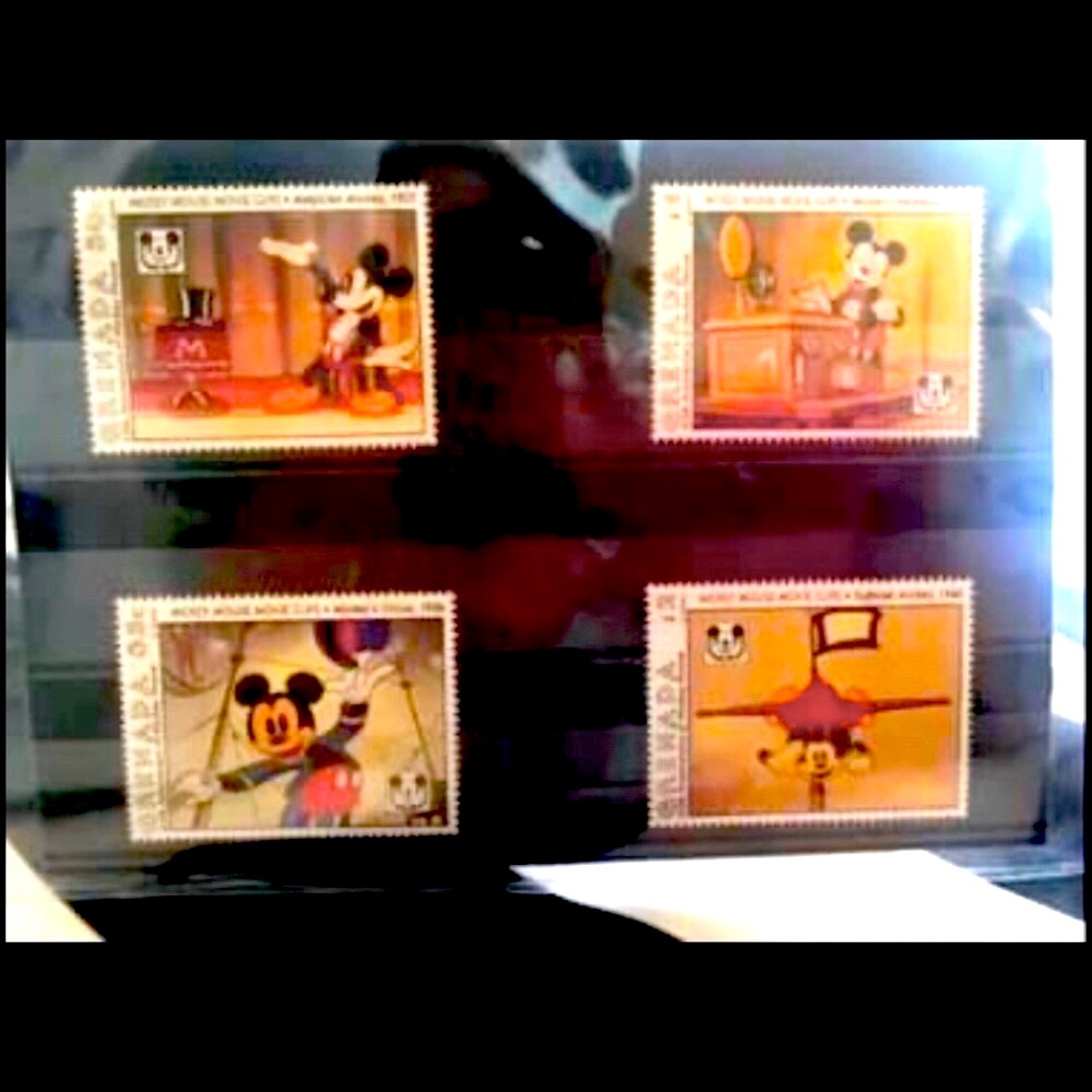 Disney Cinema Mickey Mouse Stamps 65th Anniversary